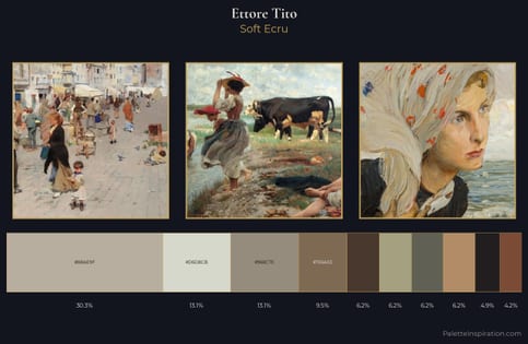 Ettore Tito Palette 2 - Soft Ecru