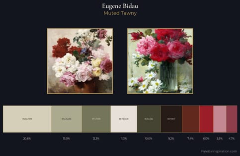 Eugene Bidau Palette 3 - Muted Tawny