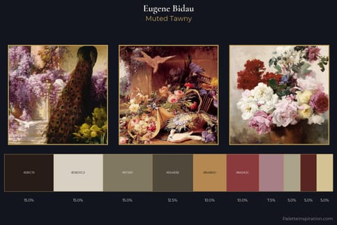 Eugene Bidau Master Palette - Muted Tawny