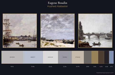 Eugene Boudin Palette 3