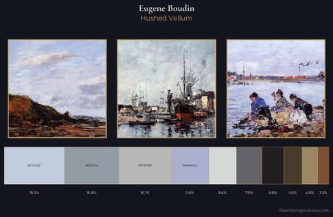 Eugene Boudin Palette 4
