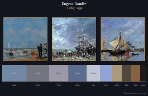 Eugene Boudin Palette 8