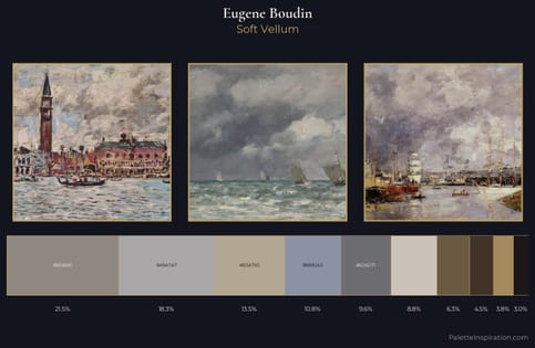 Eugene Boudin Palette 9