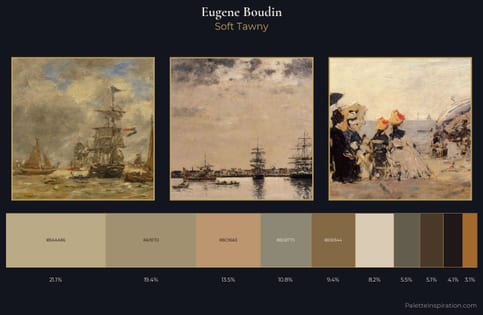 Eugene Boudin Palette 10 - Soft Tawny