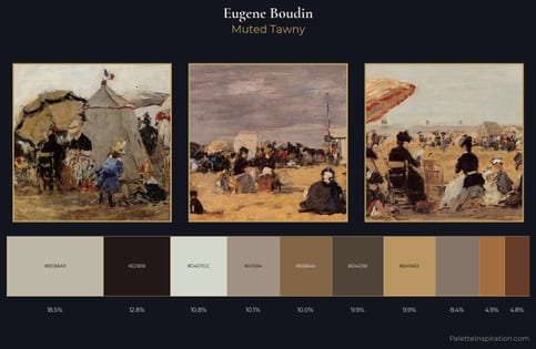 Eugene Boudin Palette 11 - Muted Tawny