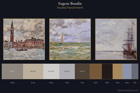 Eugene Boudin Master Palette