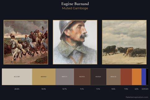 Eugène Burnand Master Palette