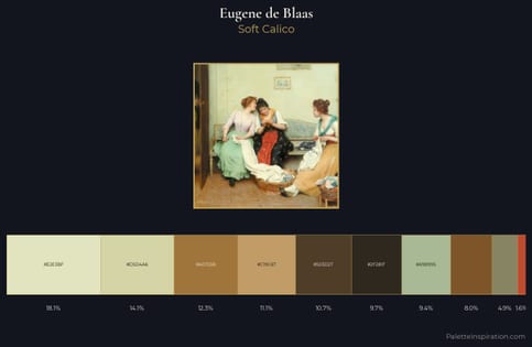 Eugene de Blaas Palette 2 - Soft Calico