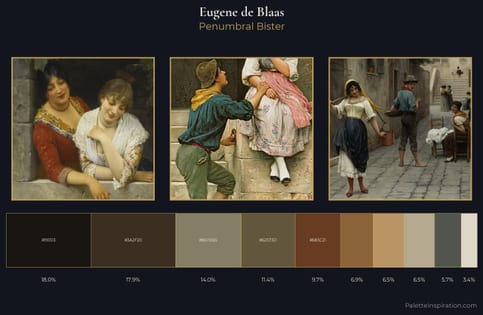Eugene de Blaas Palette 8 - Penumbral Bister