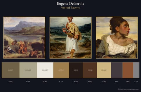 Eugene Delacroix Palette 5