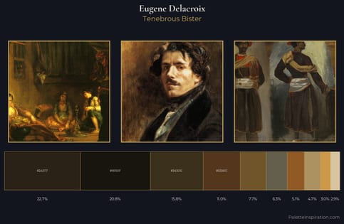 Eugene Delacroix Palette 13
