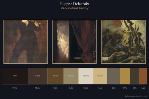 Eugene Delacroix Master Palette