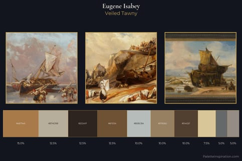 Eugene Isabey Master Palette