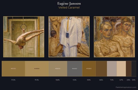 Eugène Jansson Palette 8