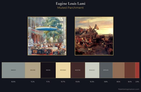 Eugène Louis Lami Palette 1