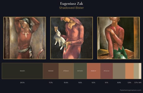 Eugeniusz Zak Palette 4 - Shadowed Bister