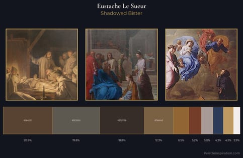 Eustache Le Sueur Palette 2 - Shadowed Bister