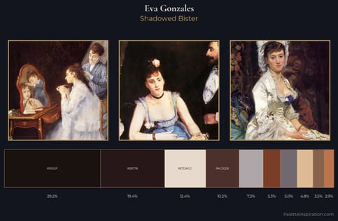 Eva Gonzales Palette 4 - Shadowed Bister