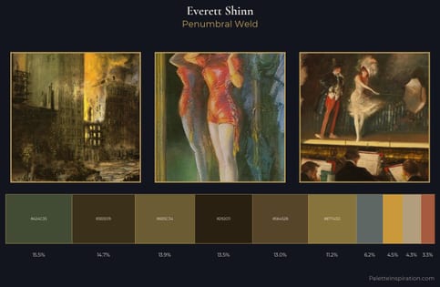 Everett Shinn Palette 5 - Penumbral Weld