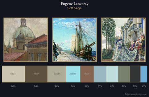 Eugene Lanceray Palette 1