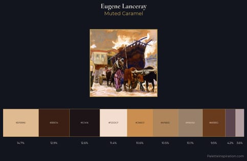Eugene Lanceray Palette 5 - Muted Caramel