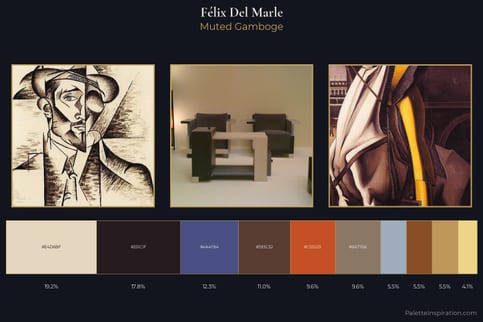 Félix Del Marle Master Palette - Muted Gamboge