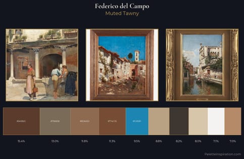 Federico del Campo Palette 4 - Muted Tawny