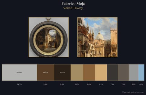 Federico Moja Palette 3 - Veiled Tawny