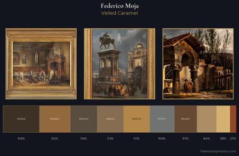 Federico Moja Palette 4 - Veiled Caramel