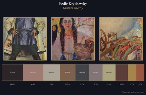 Fedir Krychevsky Palette 4 - Muted Tawny
