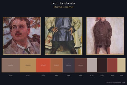 Fedir Krychevsky Master Palette - Muted Caramel