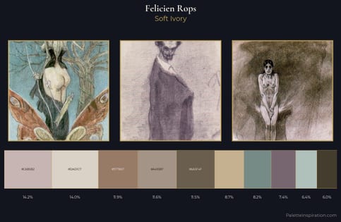 Felicien Rops Palette 4 - Soft Ivory