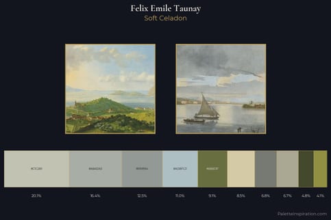 Felix Emile Taunay Master Palette