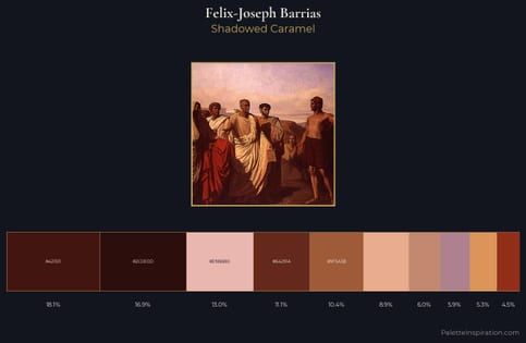 Felix-Joseph Barrias Palette 2 - Shadowed Caramel