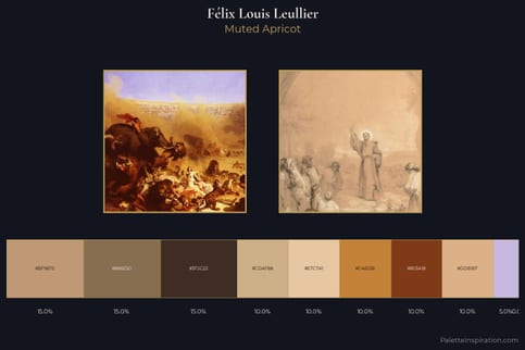 Félix Louis Leullier Master Palette - Muted Apricot