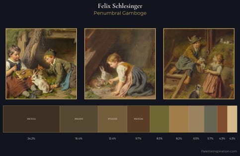 Felix Schlesinger Palette 4 - Penumbral Gamboge