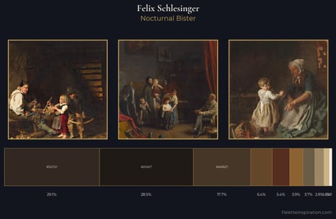 Felix Schlesinger Palette 5 - Nocturnal Bister