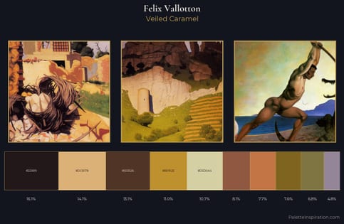 Felix Vallotton Palette 5 - Veiled Caramel