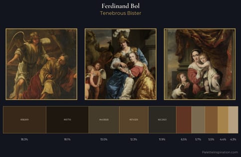 Ferdinand Bol Palette 8 - Tenebrous Bister