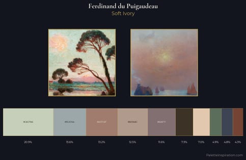 Ferdinand du Puigaudeau Palette 2 - Soft Ivory