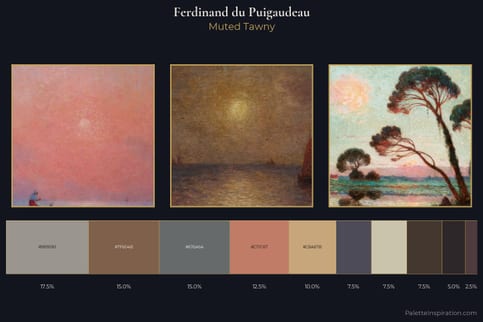 Ferdinand du Puigaudeau Master Palette - Muted Tawny