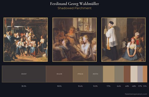 Ferdinand Georg Waldmüller Palette 5
