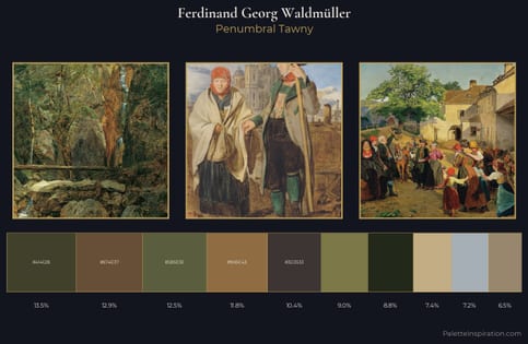 Ferdinand Georg Waldmüller Palette 11