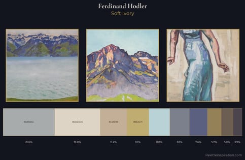 Ferdinand Hodler Palette 5 - Soft Ivory