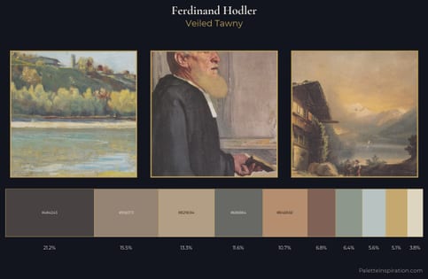 Ferdinand Hodler Palette 7 - Veiled Tawny