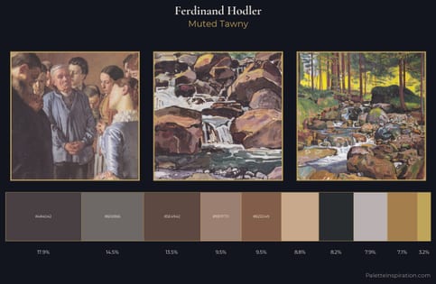 Ferdinand Hodler Palette 13 - Muted Tawny