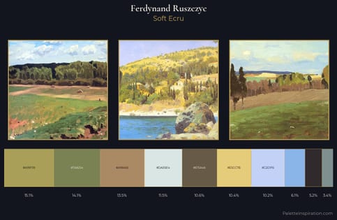 Ferdynand Ruszczyc Palette 3 - Soft Ecru