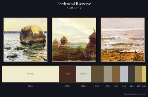 Ferdynand Ruszczyc Palette 5 - Soft Ecru