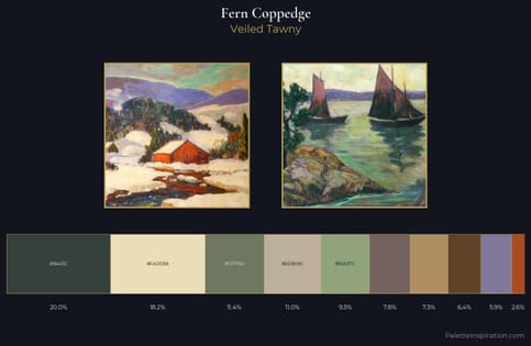 Fern Coppedge Palette 2 - Veiled Tawny