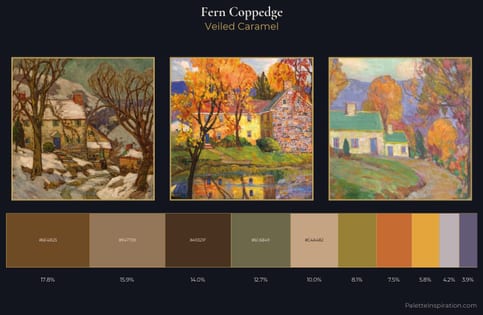 Fern Coppedge Palette 3 - Veiled Caramel